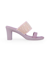 ladies heel partywear pink chappals 104650