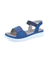 Ladies heel blue sandals 105840