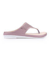 Ladies Heel Peach Chappals 105850