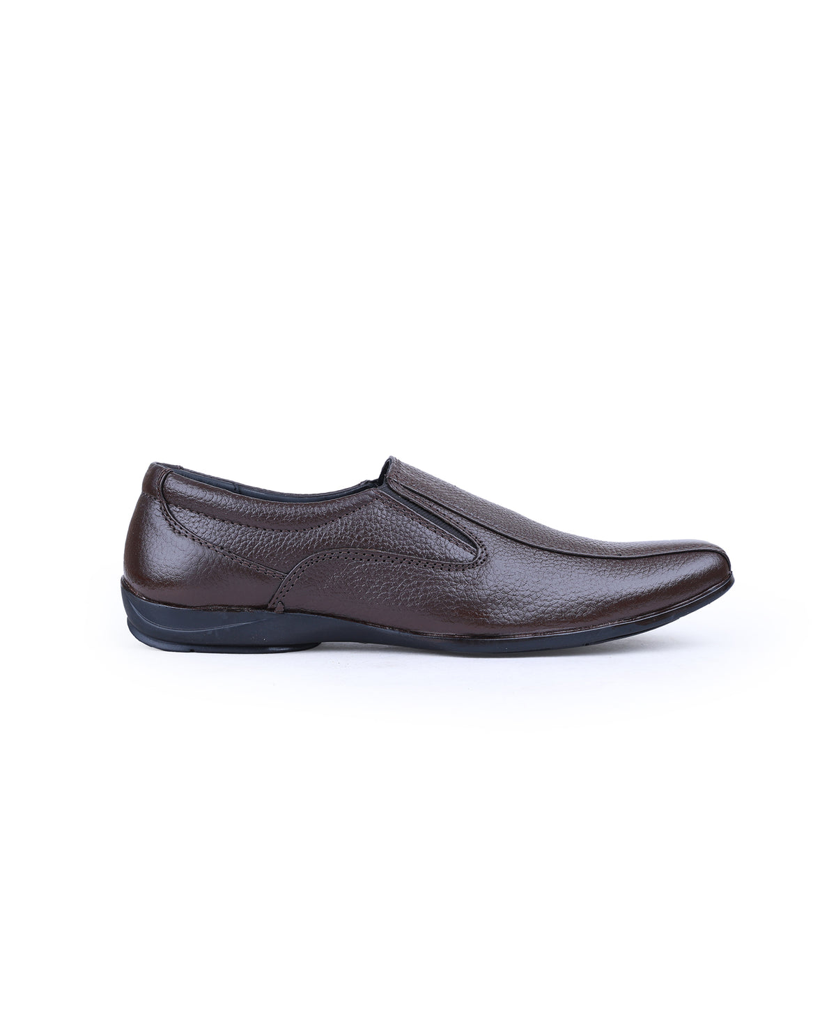 brown dress shoes without laces Brown Side-lace Oxford Shoes main image 1