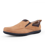 Men's leather tan shoes 106431