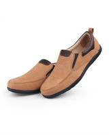 Men's leather tan shoes 106431