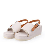 Ladies Heel Beige sandals 106877