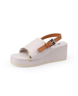 Ladies Heel Beige sandals 106877