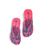 Ladies flipflop red chappals 107452