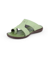 Men's green chappals 107629