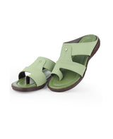 Men's green chappals 107629
