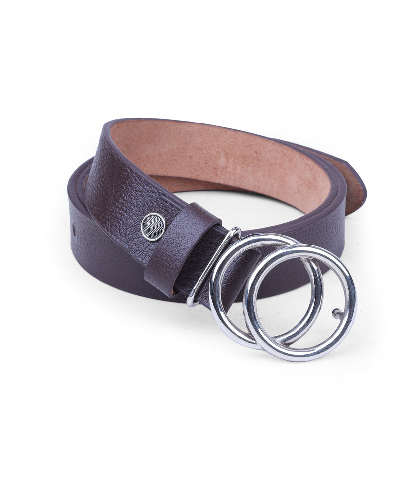 107918 Ladies Leather Belt (Assorted Buckles)