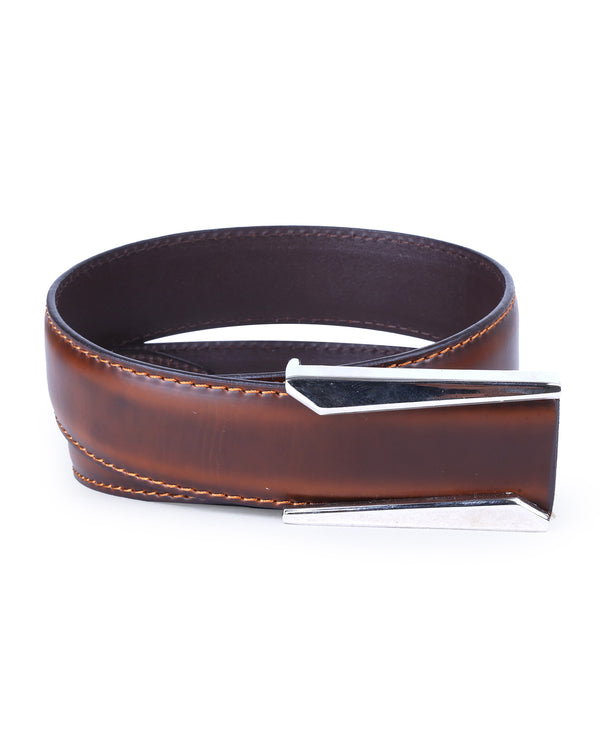 Men Belt (Brown) (Assorted Buckles) 107925