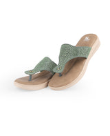 Ladies heel multicolor chappal 109526