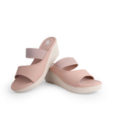 ladies heel peach color chappals 109626