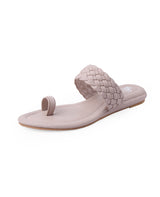 ladies flat beige chappals 11457
