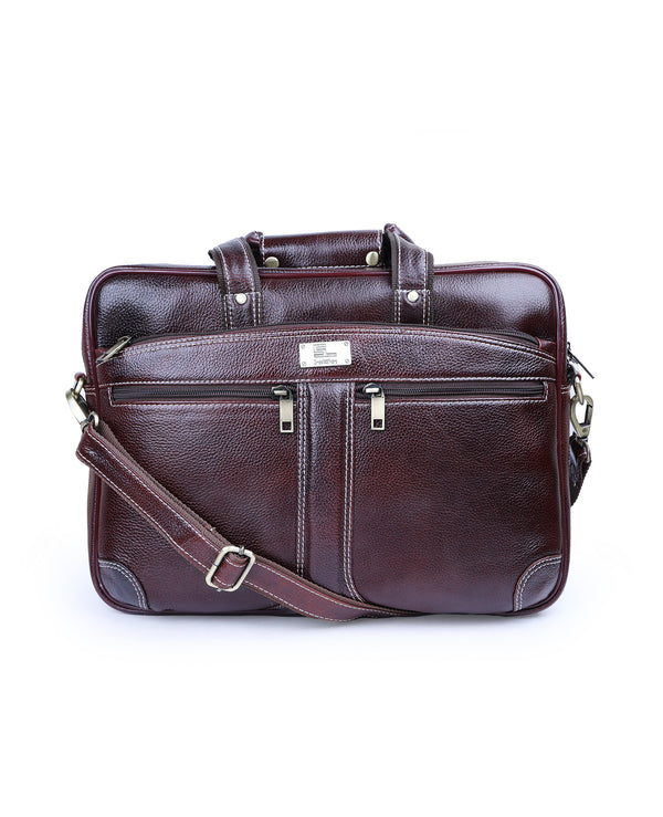 Leather Laptop Bags, Size: 15 inch at Rs 2000 in Kanpur | ID: 21325110348