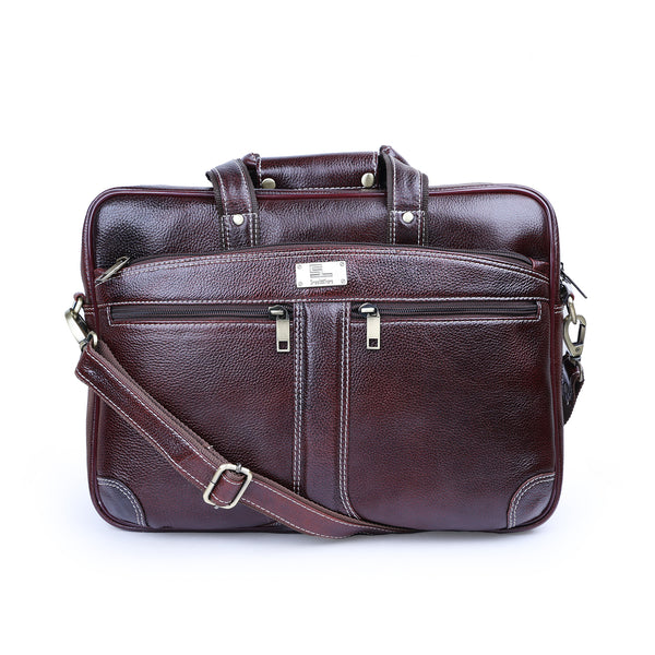 13761 Leather Portfolio Bag – Sreeleathers Ltd