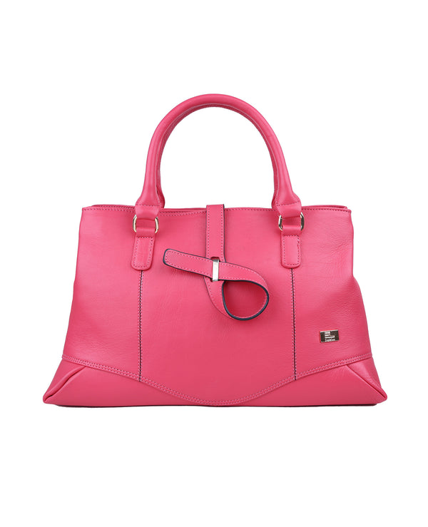 Ladies Leather Hand Bag (BROWN)07336 – Sreeleathers Ltd