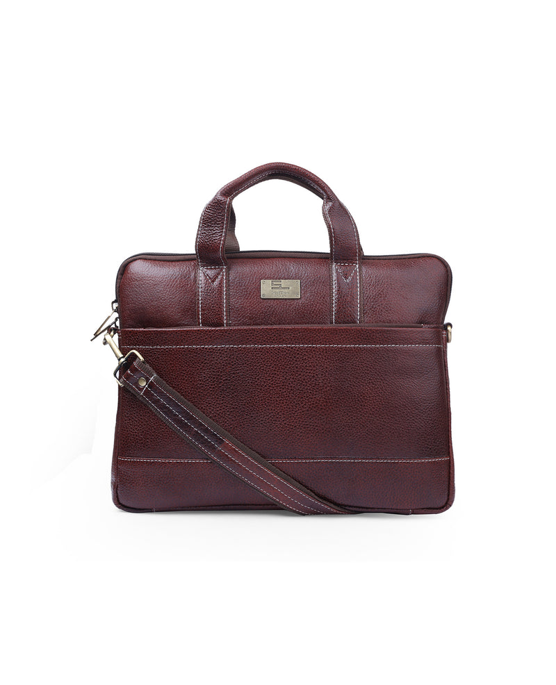 SMALL LEATHER PORTFOLIO BAG 14368