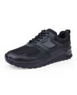 Men's Leather casual black shoes 165537
