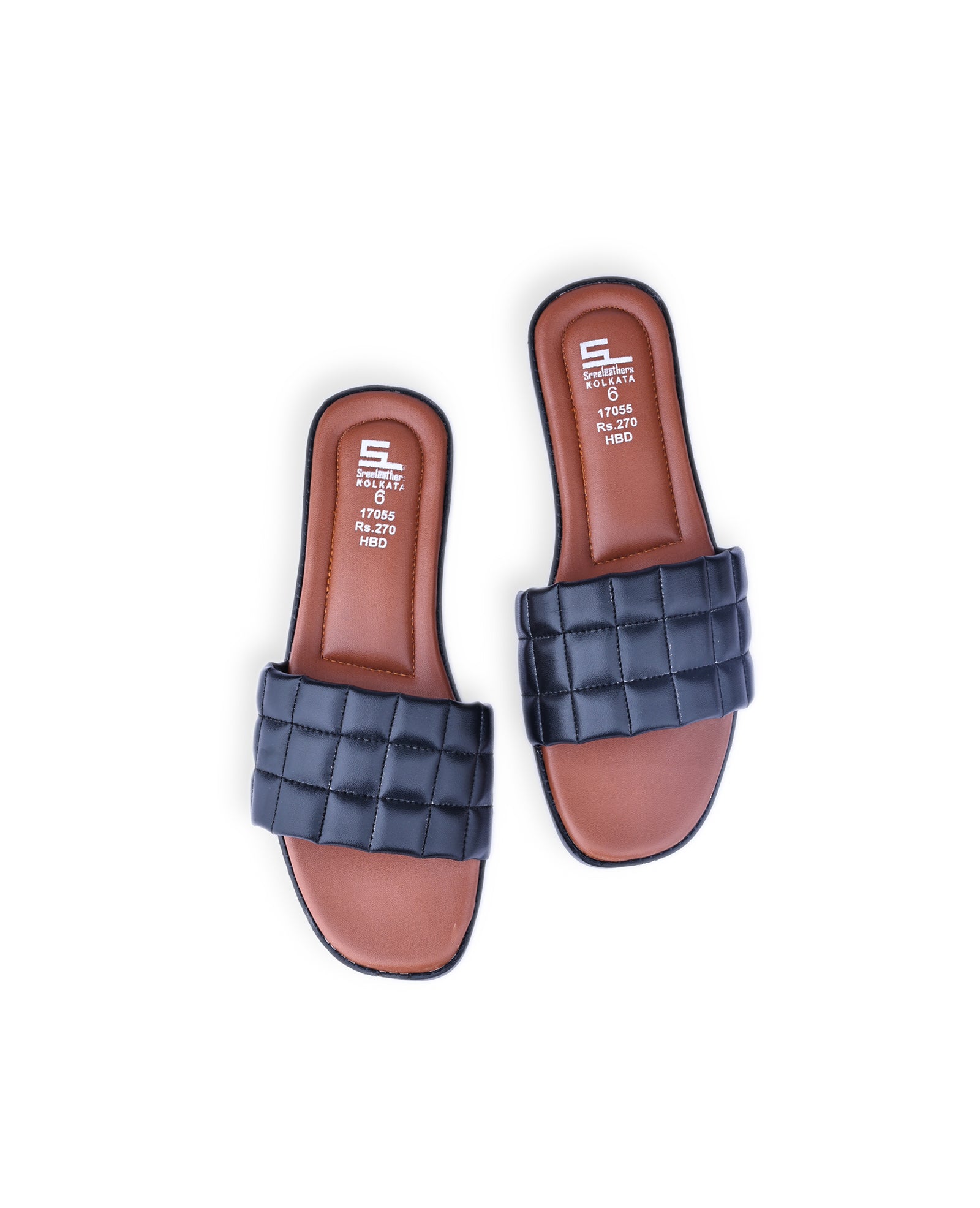 LADIES FLAT CHAPPAL 17055 – Sreeleathers Ltd - Main Image