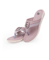 Ladies Heel peach chappals 17677