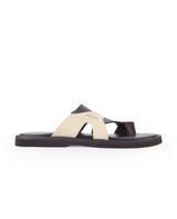 Men's brown chappals 17841