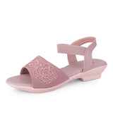 Ladies heel Peach sandals 18117