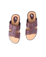 Men's brown chappals 18525