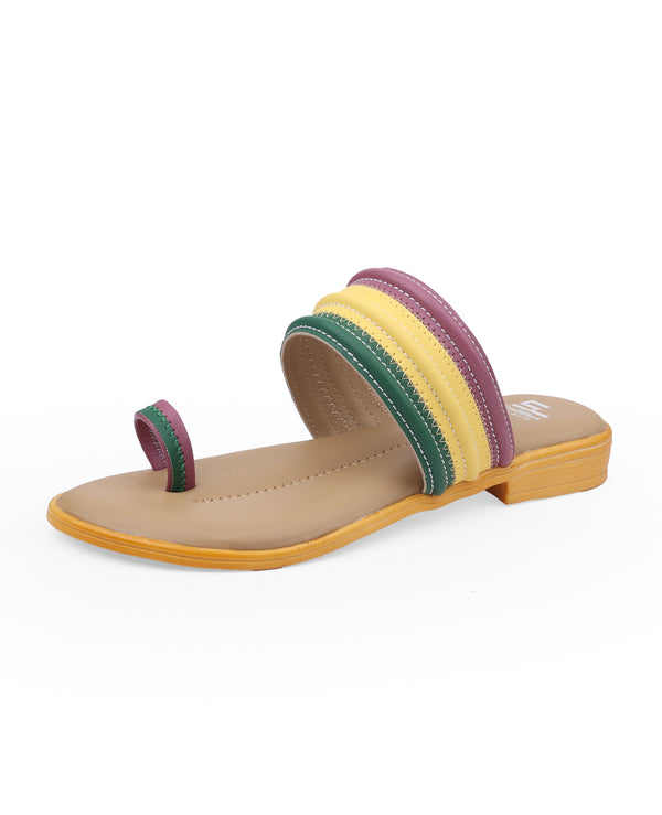 LADIES FLAT CHAPPAL 19379