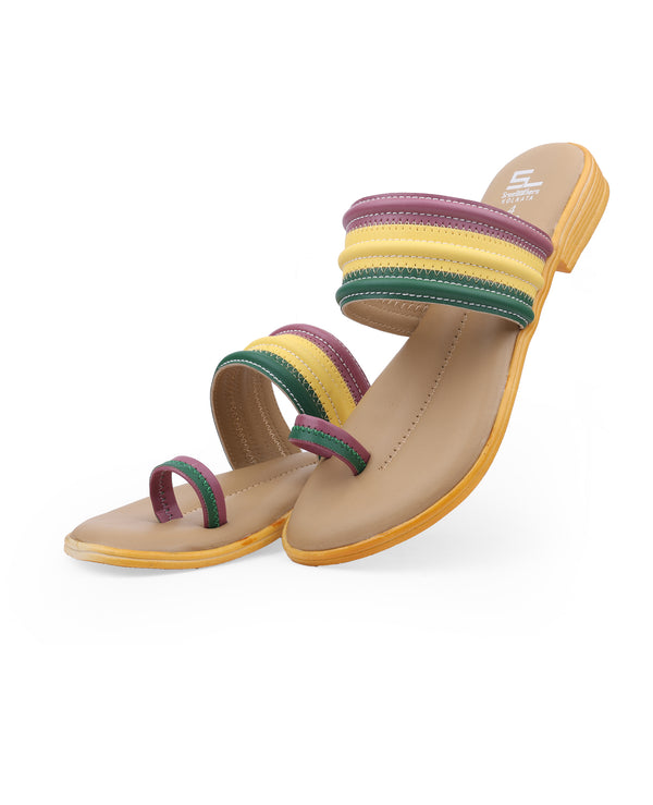 LADIES FLAT CHAPPAL 19379