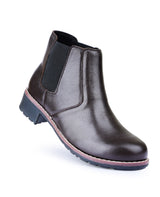 Ladies brown ankle shoes 19936