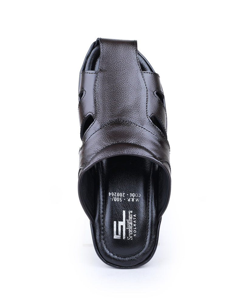 MEN LEATHER CHAPPAL 200264