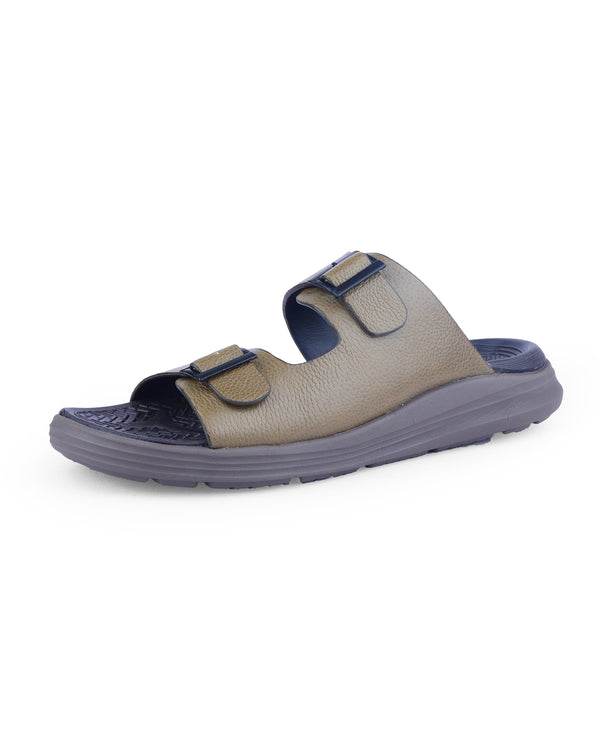 MEN LEATHER CHAPPAL 203362