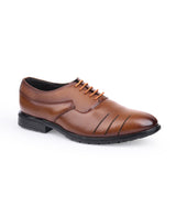 Men's premium leather brown shoes 203377