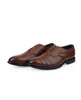 Men's premium leather brown shoes 203377