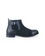 Men's premium leather formal black shoes 203396