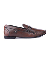 Men's premium leather loafer brown Shoes 203425