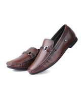 Men's premium leather loafer brown Shoes 203425