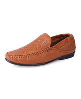 Men's leather tan loafer Shoes 203426