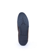 Men's leather brown shoes 203433