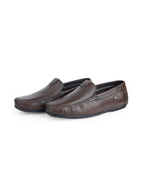 Men's leather loafer brown Shoes 203445