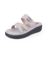 ladies comfort heel beige chappals 206630