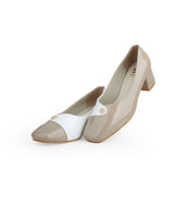Ladies beige partywear shoes 206642