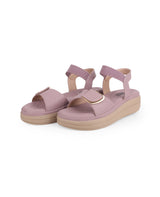 Ladies comfort pink sandals 206644