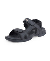 Men's black floaters 207706