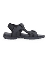 Men's black floaters 207706
