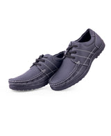 Men's leather loafer black Shoes 207810