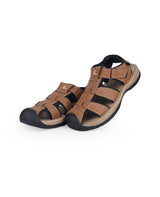 Men's brown floaters 208064