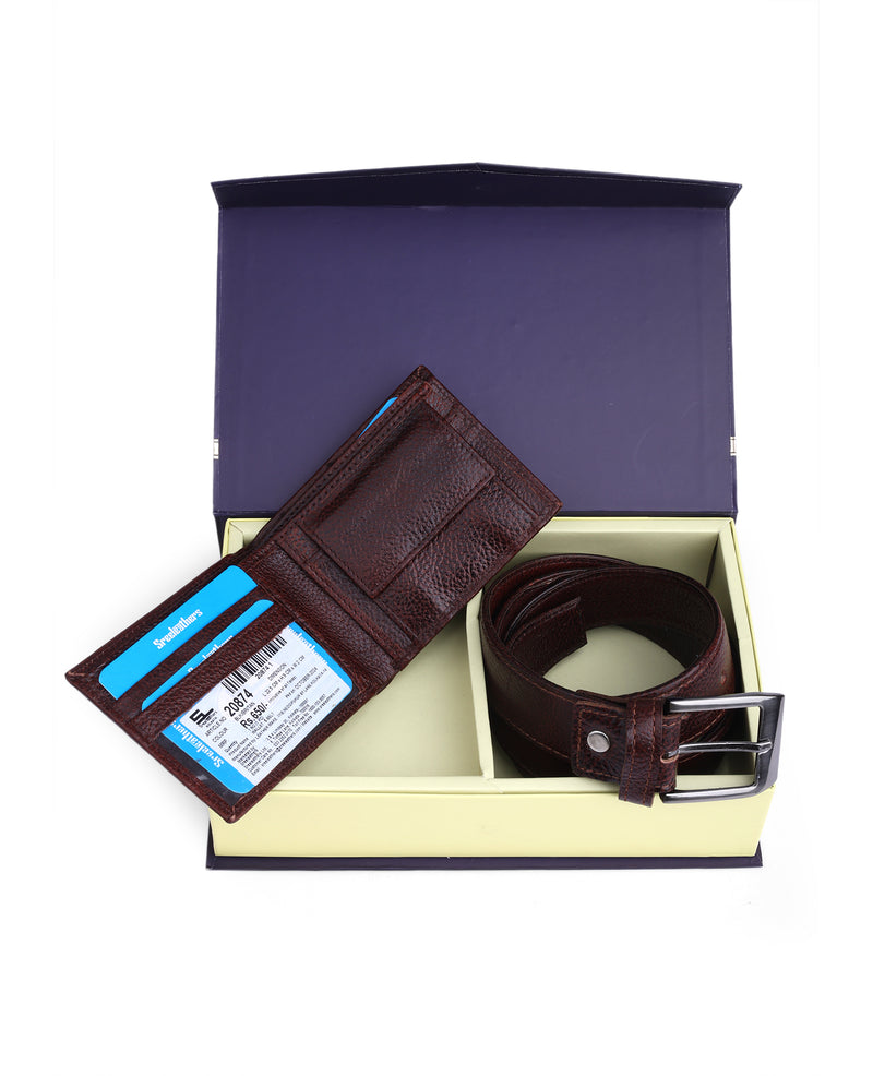 MEN WALLET & BELT COMBO 20874