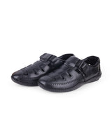 Men's Fisherman black Sandals 209006