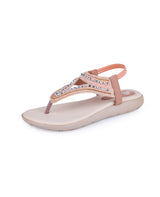 ladies peach sandals 21311