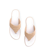 Ladies Heel comfort tan Chappal 21314